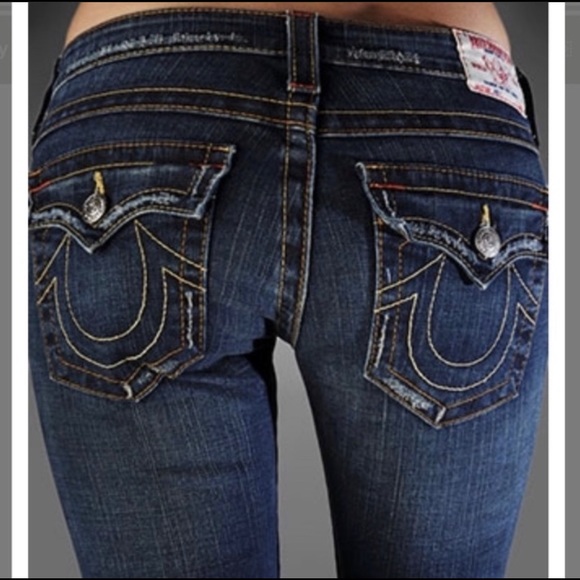 TRUE RELIGION Flare Leg Denim Jeans Joey - Size 28 - Picture 8 of 8